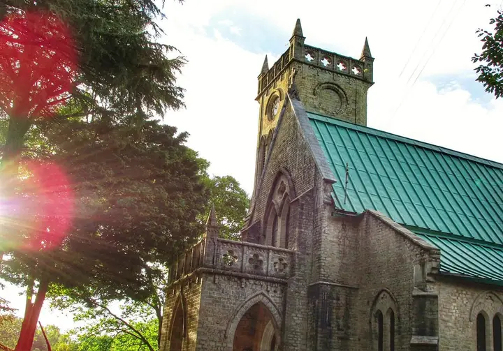 Christ Church and Mall Road, Kasauli