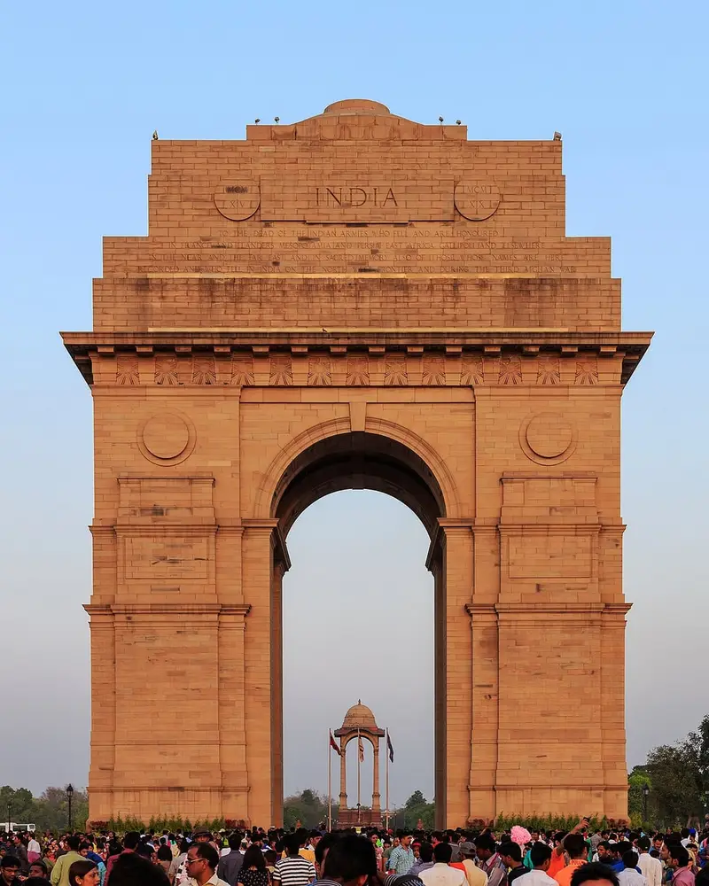 India Gate and the National War Memorial
