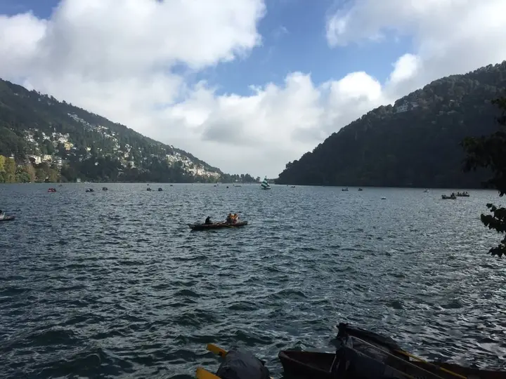 Boat ride on Naini Lake