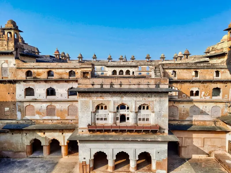 Orchha Fort: Raja Mahal and Jahangir Mahal